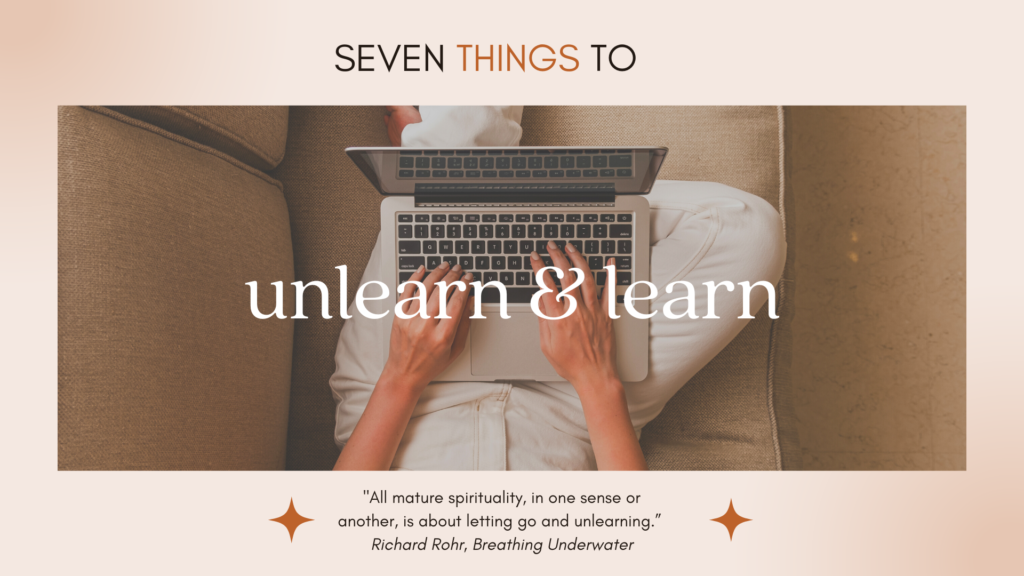 Seven Things to Unlearn and to Learn - The Center for Healthy Churches ...