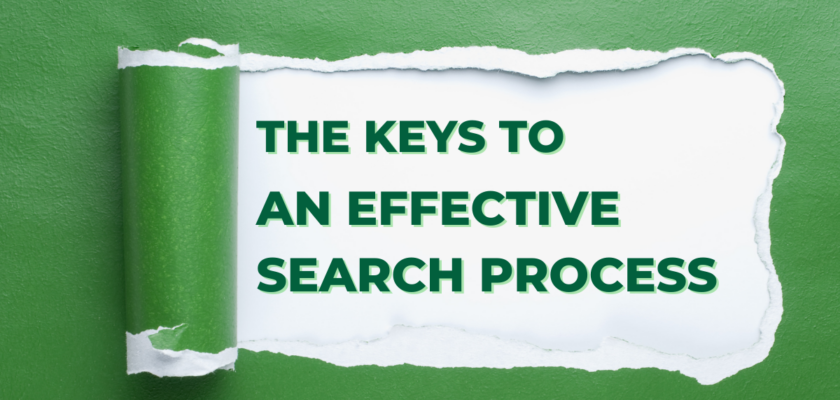 Keys to Effective Search Process