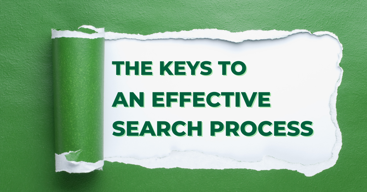 Keys to Effective Search Process